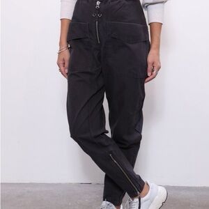 Isabel Marant Etoile Lecia Cargo Pants Faded Black